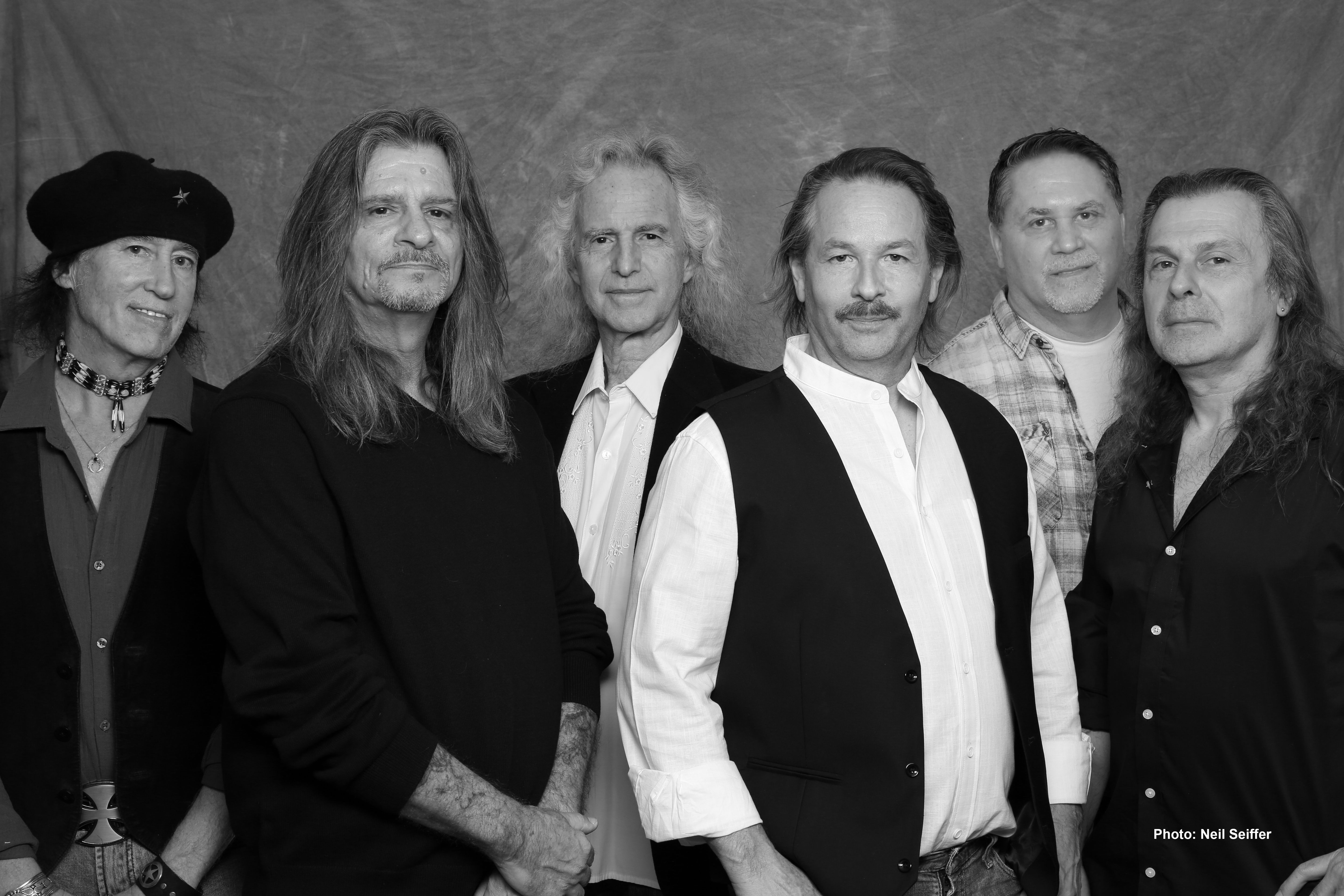 Winslow band — B/W six musicians in formal group portrait